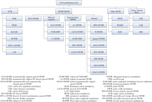 Classification of digital modulation techniques for LiFi